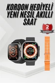 Akıllı Saat Sağlık Takibi Kalp Atışı Adımsayar Ultra Yeni Nesil nefes Egzersizi - 2