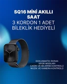 Mini Series 10 Akıllı Saat | 3 Kordon + Bileklik Hediyeli, Tüm Telefonlarla Uyumlu - 2
