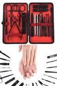 17 Parça Manikür Pedikür Seti El Ayak Bakım Seti Tırnak Makası Törpü thumbnail 3