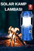 Kamp Lambası El Feneri Askılı Büyük Boy USB Şarjlı Işıldak - 2