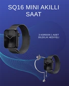 SQ16 Mini Series 10 Akıllı Saat | Spor Modları, Bildirim ve Müzik Kontrolü - 2
