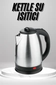 Su Isıtıcı 220  240 V Paslanmaz Çelik Kettle Uzun Ömürlü 2000 Watt - 2