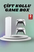 Game Box 3D Çift Oyun Kollu 4K HD Ekran 20000'den Fazla Oyun Seçeneği 2.4G Kablosuz - 2