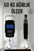 Ağırlık Ölçer 50 Kg El Terazisi El Kantarı Pilli Led Ekran - 2