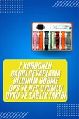 Akıllı Saat Çağrı Cevaplayabilen Unısex 7 Kordonlu Müzik Dinleme - 1