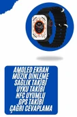 Yeni Nesil Akıllı Kol Saati Nabız Ölçer GPS Uyumlu 49 MM Kasa - 1