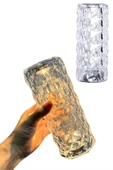 Kristal Lamba Masa Lambası Şarjlı Masa Lambası Dokunmatik Sensör Usb Şarjlı - 1