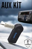Tüm Araçlara Uyumlu Aux Car Bluetooth Kablosuz Araç Bağlantı Kiti - 2