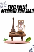 Paris Eyfel Kulesi Hediyelik Eyfel Retro Kum Saati Dekoratif Eşya - 1