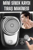 Tıraş Makinesi Mini Sıfır Sakal Yanak Tıraş Makinesi USB Şarjlı - 2