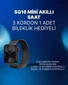 Mini Series 10 Akıllı Saat | 3 Kordon + Bileklik Hediyeli, Tüm Telefonlarla Uyumlu - 1