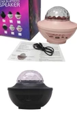 Dönen Işıklı Disko Topu Projektör Müzik Çalarlı Disco Speaker - 2