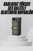 Bluetooth Hoparlör Yüksek Ses Kaliteli Büyük Boy Çift Çıkışlı Ses Bombası thumbnail 1