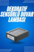 Solar Güneş Enerjili Çift Taraflı Duvar Lambası Çift Taraflı Duvar Lamba Güneş Enerjili thumbnail 1