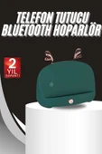 Bluetooth Hoparlör Uzun Pil Ömrü Yüksek Ses Kaliteli Kablosuz Telefon Tutma thumbnail 1