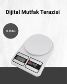 Hassas Ölçüm İçin Dijital Mutfak Tartısı – 10 Kg Kapasiteli - 1