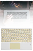 Bluetooth Touchpad Klavye 10.9 inch Kablosuz Wifi Q Klavye Slim - 3