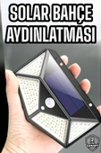 Güneş Enerjili Bahçe Aydınlatma Lambası Solar 100 Led Lamba thumbnail 1