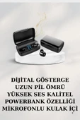 Dijital Göstergeli Bluetooth Kulaklık Kablosuz TWS Stereo Bluetooth 5.0 thumbnail 2