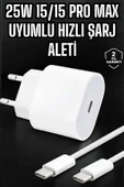 Güç Adaptörü ve Kablosu Şarj Ai 15/15 Pro Max Uyumlu Hızlı Şarj - 1