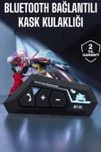 Kask Kulaklık Bluetooth Motosik Kulaklık Intercom Su Geçirmez - 1