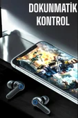 Kablosuz Bluetooth Kulaklık Dokunmatik Kontrol Uzun Pil Ömrü thumbnail 2