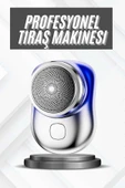 Elektrikli Mini Tıraş Makinesi,Taşınabilir USB Şarjlı Kablosuz Tıraş Makinesi - 1