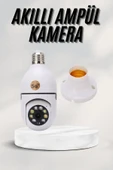 Akıllı Kamera Wifi Kamera Duylu Ampul Görünümlü 360 Derece Dönebilen Ev Kamerası - 1