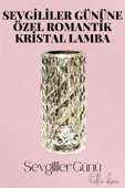 Sevgililer Gününe Özel Romantik Kristal Gece Lambası Sevgiliye Hediye - 1
