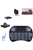 Mini Klavye Pc Playstation Ledli Mouse Rgb Mouse Bluetooth Usb - 3