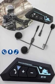 Kask Kulaklık Bluetooth Motosik Kulaklık Intercom Su Geçirmez - 3