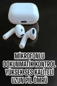 Kaliteli Ucuz İOS ve Android Uyumlu TWS Bluetooth Kulaklık ANC Özelliği thumbnail 3