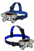 El Feneri Süper Kafa Lambası 4 Modlu 5 Led Kafa Feneri - 2