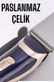 Profesyonel Şarjlı Saç ve Sakal Traş Makinesi Kolay Kullanım thumbnail 2
