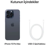 Apple iPhone 15 Pro 1 TB mavi titanyum (Apple Türkiye Garantili) thumbnail 9
