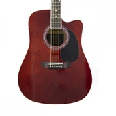 Almira F650N-WRC Wine Red Elektro Akustik Gitar - 1