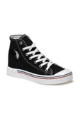 U.S. Polo Assn. U.s. Polo Penelope Hıgh Siyah Uzun Boğazlı Keten Sneaker Ayakkabı - 1