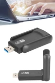 Wifi Adaptörü Bt5.0 Wifi 2'si Bir Arada Çift Bantlı Çift Anten - 4