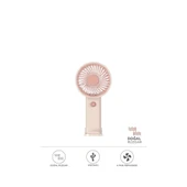 F27 Taşınabilir Şarj Edilebilir Mini El Fanı ve Masa Fanı Soğutucu Pervane - 3