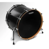 EVANS BD20RBG 20" DERİ RESONANT SİYAH CLEAR KİCK ÖN DELİKSİZ TEK KAT - 2