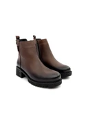 Venüs 1950811K Kadın Hakiki Deri Kalın Taban Fermuarlı Kısa Bot - 8