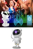 Projeksiyon Astronot Lamba Speaker Sevimli Astronot Bluetooth Hoparlör thumbnail 5