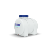 200 Litre Polietilen Yatay Su Deposu - Beyaz - 1