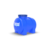 200 Litre Polietilen Yatay Su Deposu - Mavi - 1