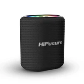 HiFuture Vocalist 100 Kablosuz Bluetooth 25W RGB Mikrofonlu TWS Taşınabilir Karaoke Sistemi Hoparlör Siyah thumbnail 1