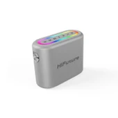 HiFuture Vocalist 200 Bluetooth RGB 100W Mikrofonlu Taşınabilir Karaoke Sistemi Kablosuz Hoparlör Gümüş - 1