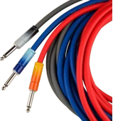 Fender Ombré Düz/Düz Uçlu 3m Belair Mavi Enstrüman Kablosu thumbnail 4