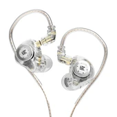 KZ EDX PRO In-Ear Monitor Kulak İçi Kulaklık (Crystal-Şeffaf) - 1