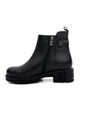 Venüs 1950811K Kadın Hakiki Deri Kalın Taban Fermuarlı Kısa Bot - 3