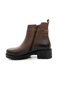 Venüs 1950811K Kadın Hakiki Deri Kalın Taban Fermuarlı Kısa Bot - 7